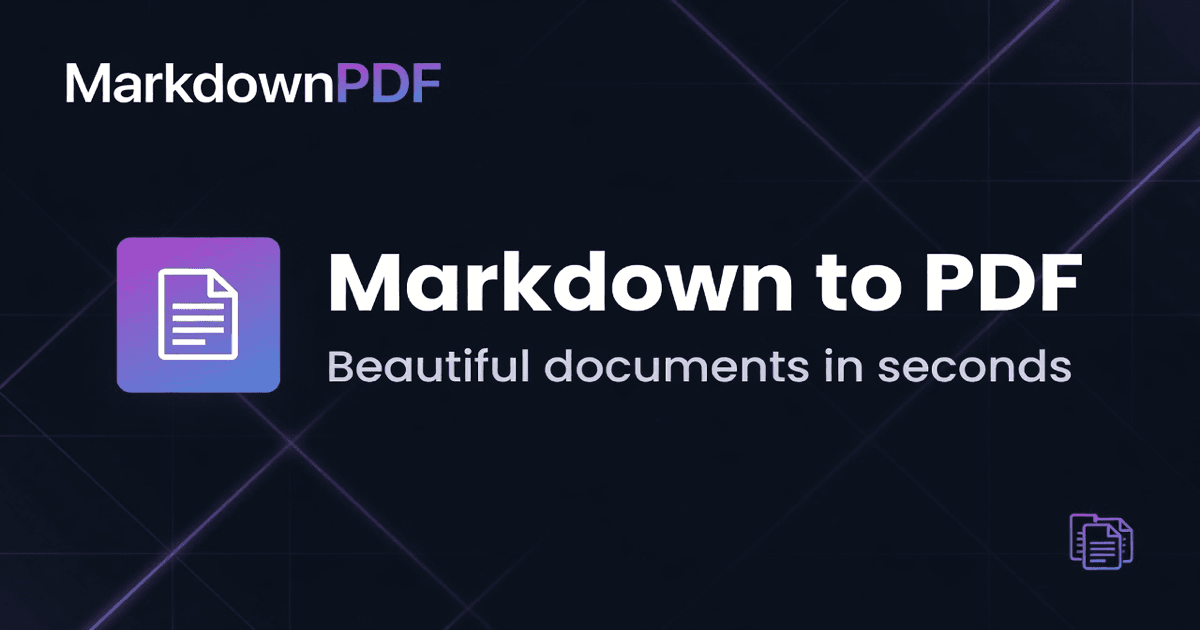 Markdown PDF